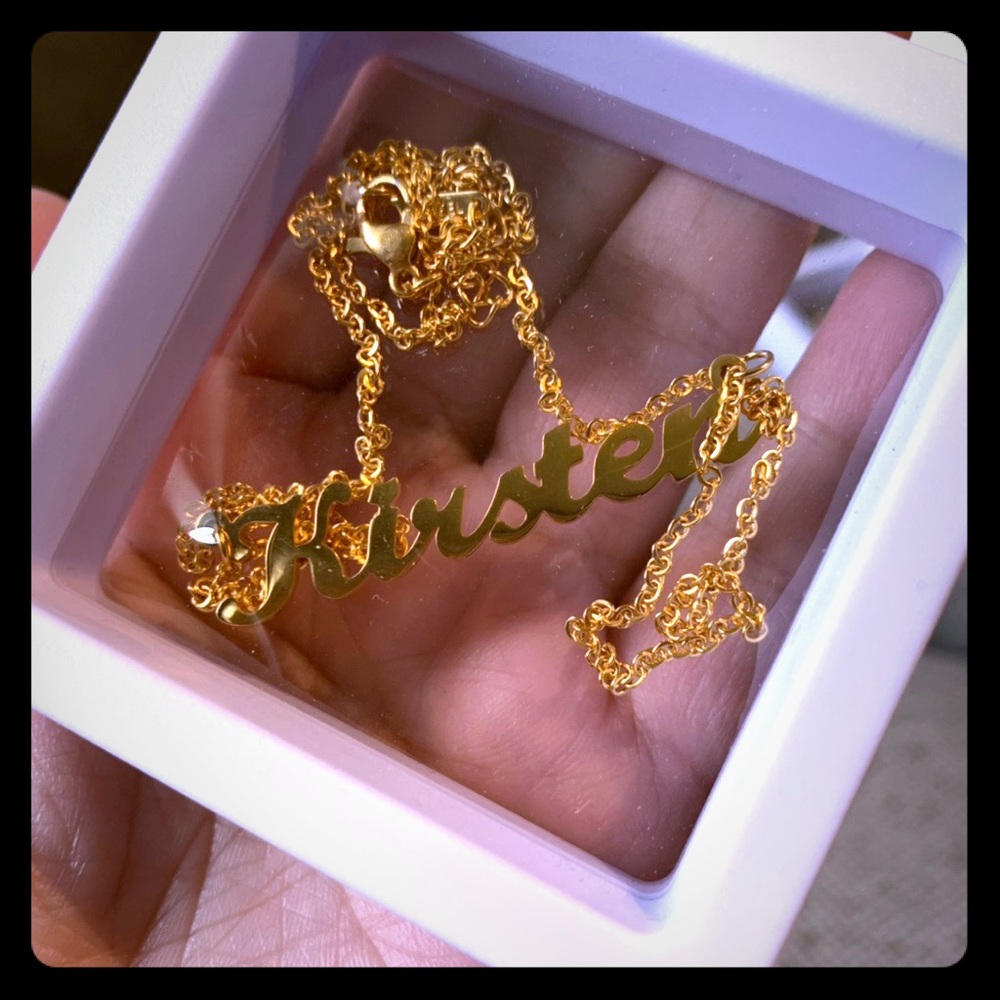 “Kirsten” Name Necklace